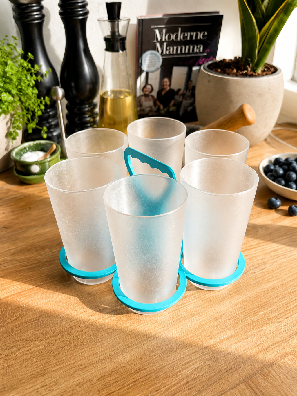 Kop holder til 6 glas