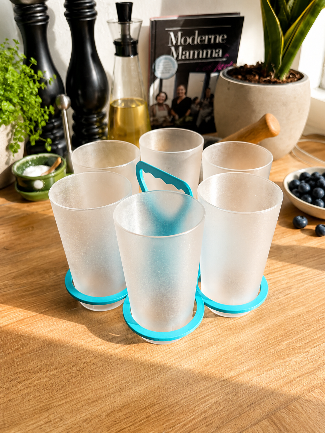 Kop holder til 6 glas