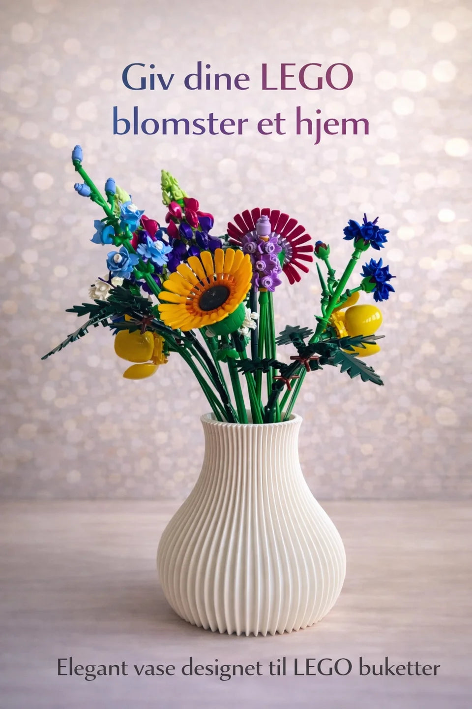 Vase til Lego blomster