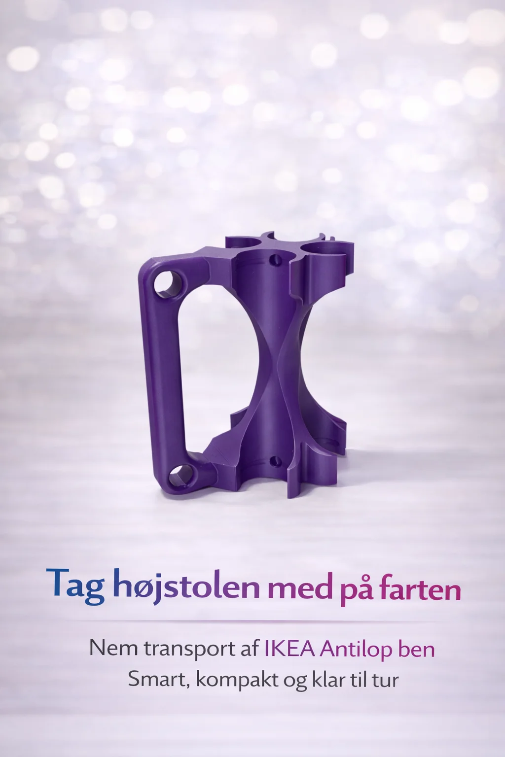 Benklips med håndtag